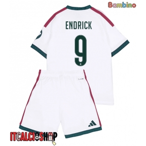 Real Madrid Endrick #9 Prima Maglia Bambino 2026-27 Manica Corta (+ Pantaloni corti)